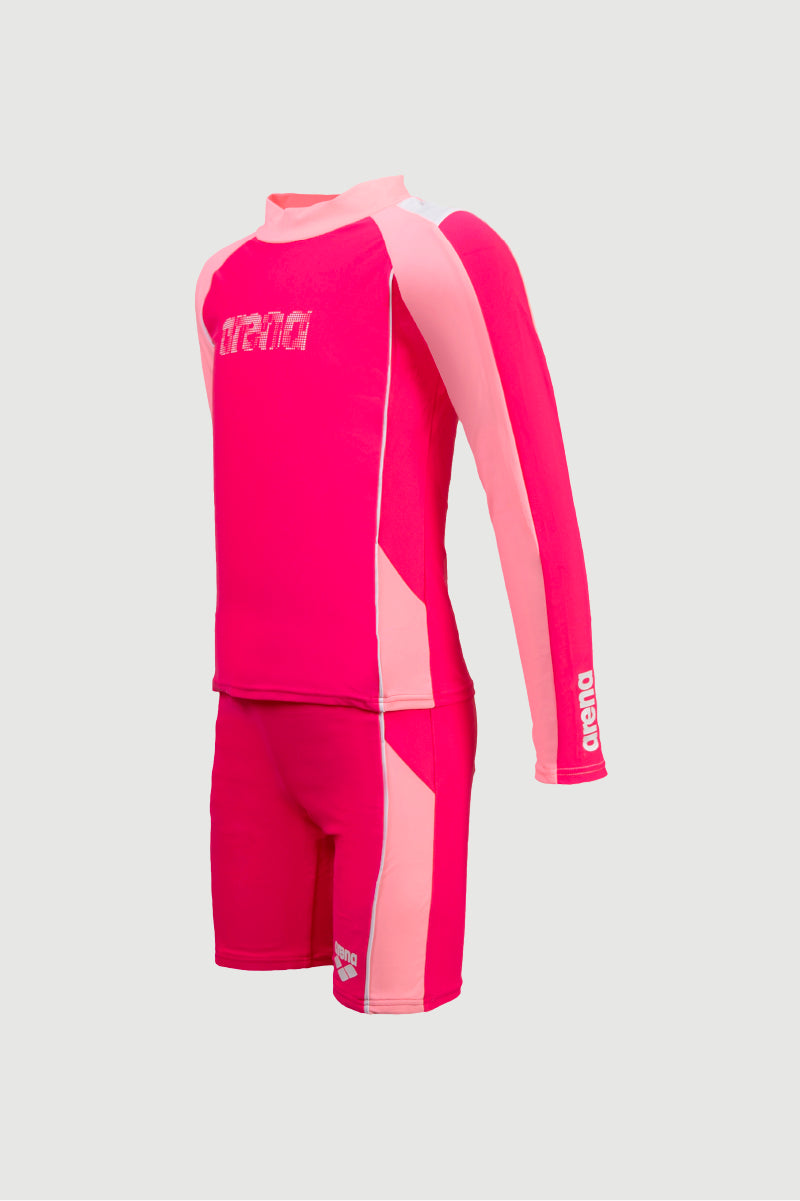 Arena Junior 2 Pieces Long Sleeve UV Swimming Half Suit