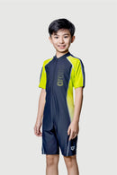 Arena Junior 1 PC Short Sleeve Half Swimming Suit
