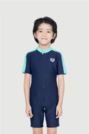 Arena Junior 1 PC Short Sleeve Half Swimming Suit