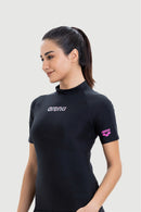 Arena Ladies' UV Short Sleeve Swimming Plain Top