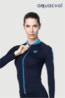 Arena AQUACOOL Ladies' Long Sleeve UV Swimming Top