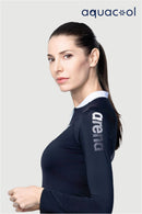 Arena AQUACOOL Ladies' Long Sleeve UV Swimming Top