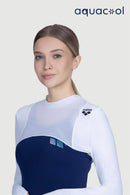 Arena Ladies' AQUACOOL Long Sleeve Cover Top
