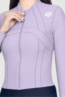 Arena Ladies' Long Sleeve UV Swimming Top with Zipper