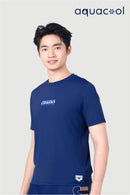 Arena AQUACOOL Men Adult's Short Sleeve UV Swimming Top