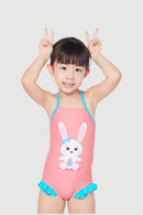 Sun Paradise Girls' One Piece UV Rabbit Swimsuit