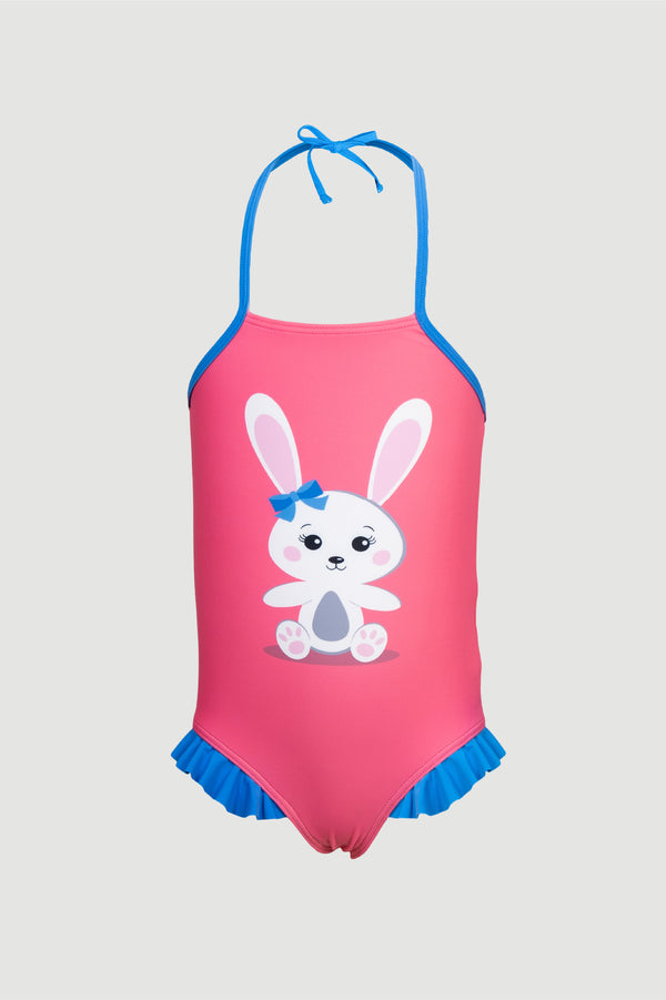 Sun Paradise Girls' One Piece UV Rabbit Swimsuit