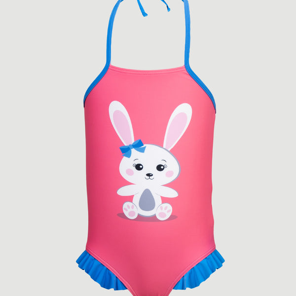 Sun Paradise Girls One Piece UV Rabbit Swimsuit