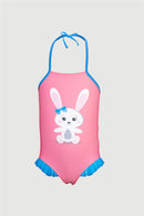 Sun Paradise Girls' One Piece UV Rabbit Swimsuit