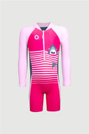 Sun Paradise One Piece UV Long Sleeve Half Swimming Suit for Junior