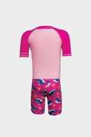 Sun Paradise Junior Two Piece UV Whale Half Suit
