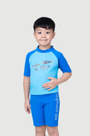 Sun Paradise Junior Two Piece UV Fish Half Suit