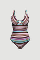 Sunseeker Ladies 1pc Tie Front Swimsuit