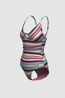 Sunseeker Ladies 1pc Tie Front Swimsuit