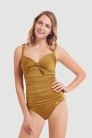 Sunseeker Ladies' 1pc Pleated Front Swimsuit