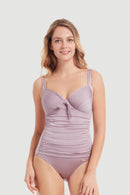 Sunseeker Ladies' 1pc Pleated Front Swimsuit