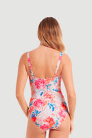 Sunseeker Ladies 1pc Twist Front Swimsuit