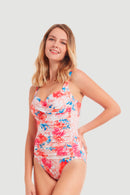 Sunseeker Ladies 1pc Twist Front Swimsuit