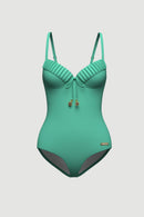 Sunseeker Ladies 1pc Pintuck Swimsuit