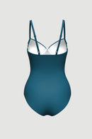 Sunseeker Ladies 1pc Pintuck Swimsuit