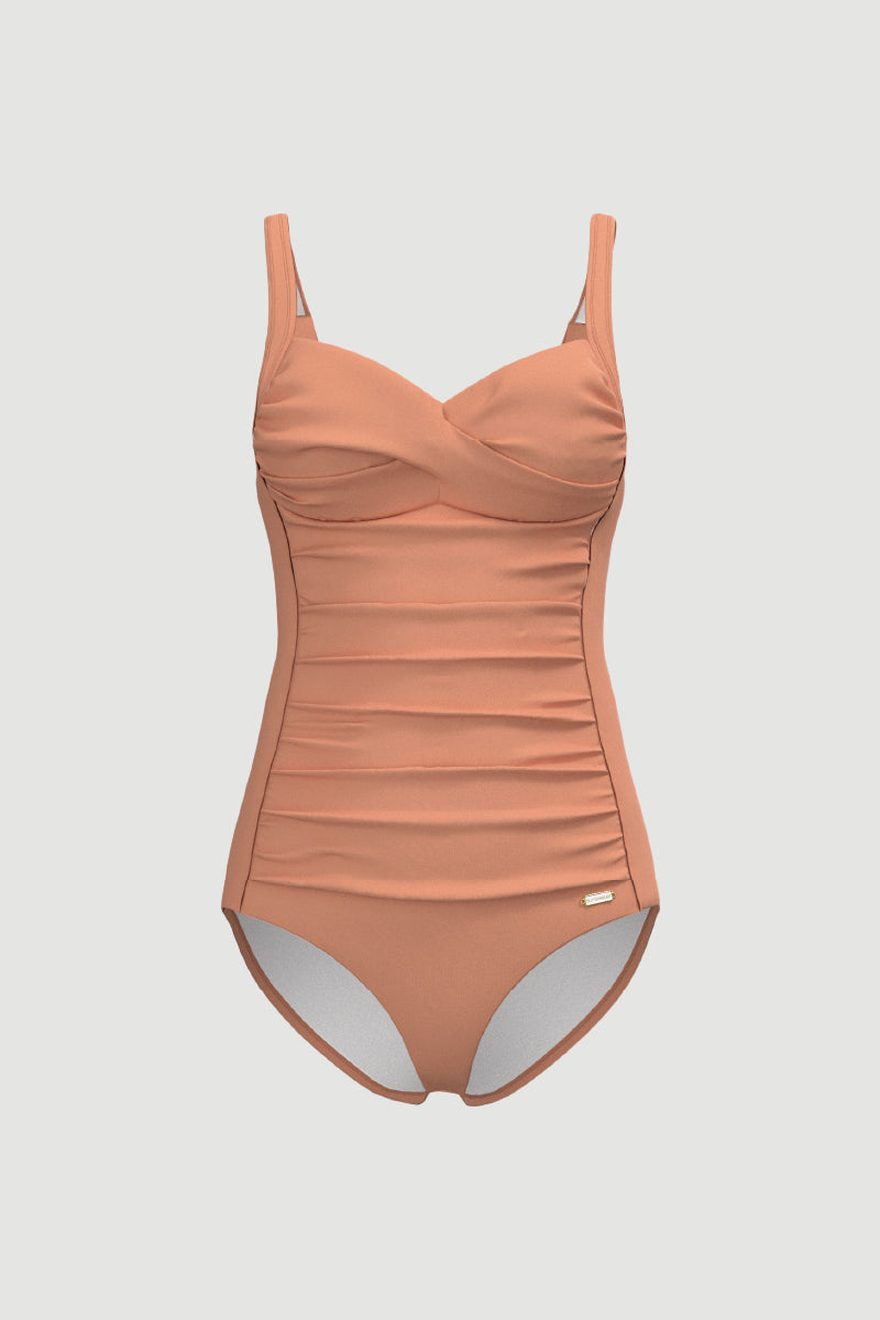 Sunseeker Ladies 1pc Twist Front Swimsuit