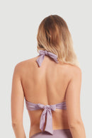 Sunseeker Pleated Halter Bikini Top