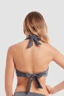 Sunseeker Pleated Halter Bikini Top