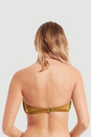 Sunseeker Pleated Bandeau Bikini Top