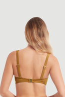 Sunseeker Pleated Square Neck Bikini Top