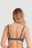 Sunseeker Pleated Square Neck Bikini Top