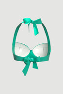 Sunseeker Tie Front Halter Bikini Top