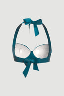 Sunseeker Tie Front Halter Bikini Top