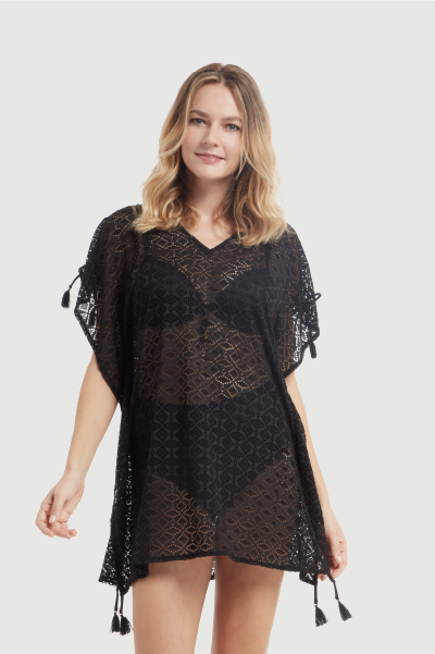 Sunseeker Ladies' Crochet Kaftan Top