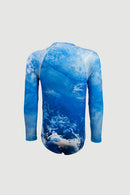 Arena Girls' One Piece Long Sleeved Swimsuit