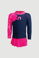 Arena Girls' 2pcs Long Sleeved Tankini Set