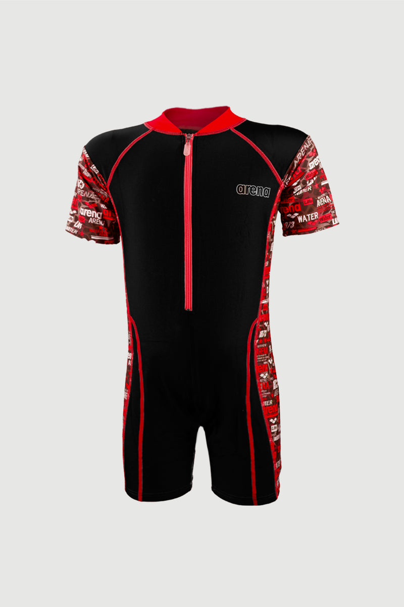Arena Junior 1 PC Short Sleeve Half Swimming Suit