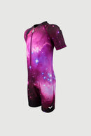 Arena Junior One Piece Short Sleeve Half Swimming Suit