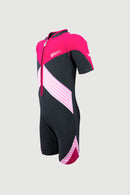 Arena Junior One Piece Short Sleeve Half Swimming Suit
