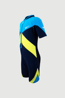 Arena Junior One Piece Short Sleeve Half Swimming Suit