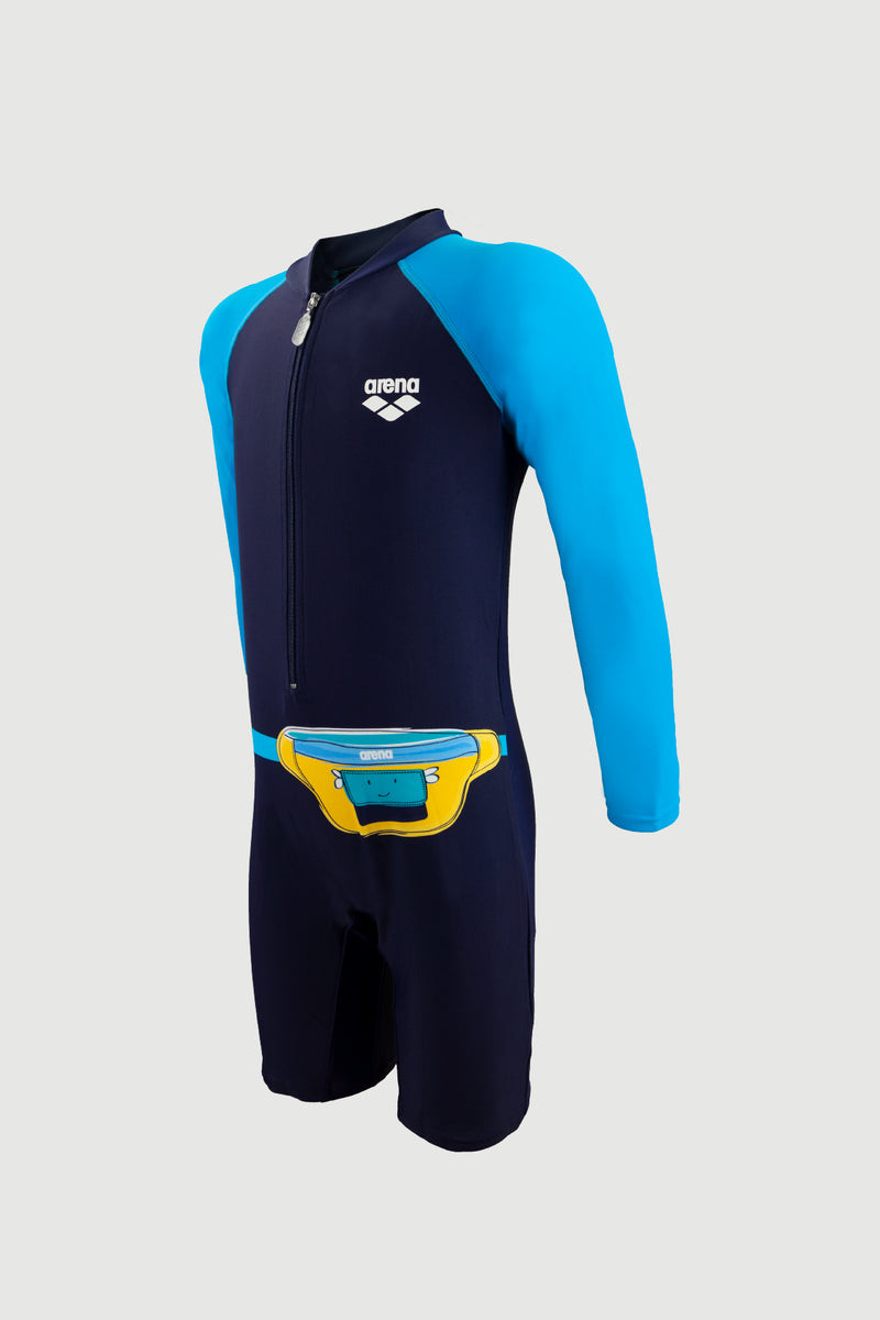 Arena Junior One Piece Long Sleeve UV Half Swimming Suit