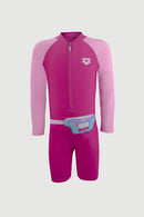 Arena Junior One Piece Long Sleeve UV Half Swimming Suit