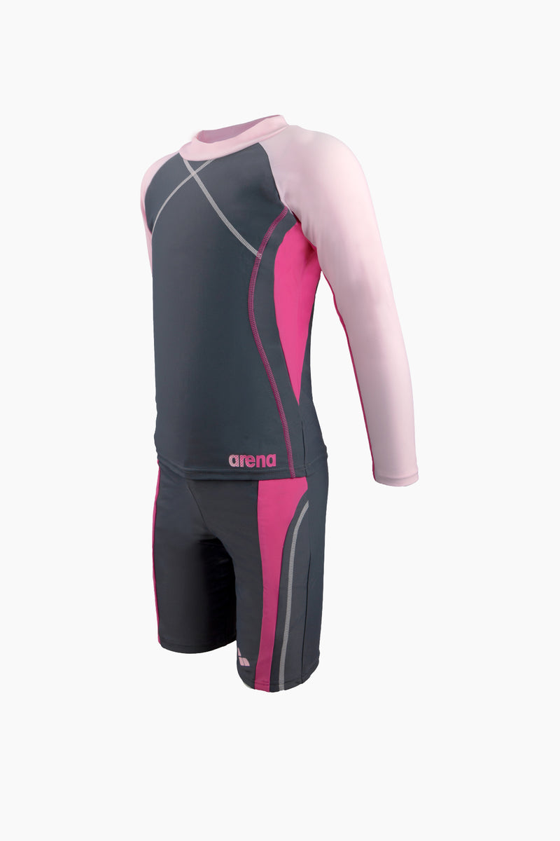 Arena Kids / Junior 2 Pieces Long Sleeve UV Swimming Suit
