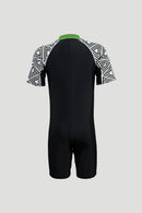 Arena Junior One Piece UV Short Sleeve Half Swimming Suit