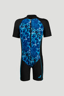 Arena Junior One Piece UV Short Sleeve Half Swimming Suit