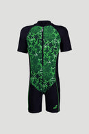 Arena Junior One Piece UV Short Sleeve Half Swimming Suit