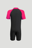 Arena Junior One Piece UV Short Sleeve Half Swimming Suit