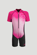 Arena Junior One Piece UV Short Sleeve Half Swimming Suit