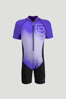 Arena Junior One Piece UV Short Sleeve Half Swimming Suit