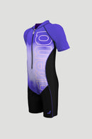 Arena Junior One Piece UV Short Sleeve Half Swimming Suit