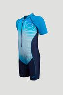 Arena Junior One Piece UV Short Sleeve Half Swimming Suit